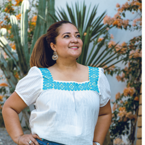 Blusa Valles Centrales - Turquesa