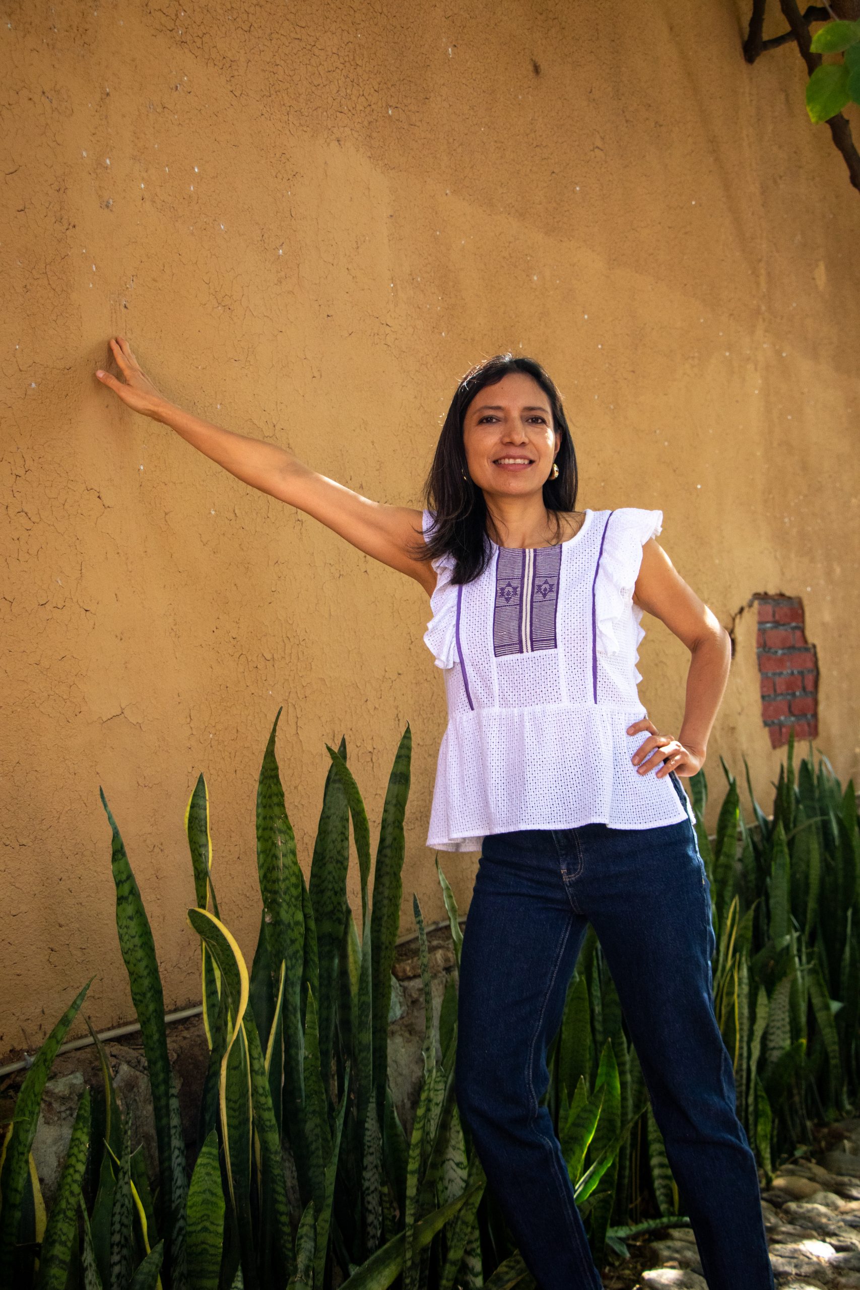 Blusa telar de cintura de estrellas