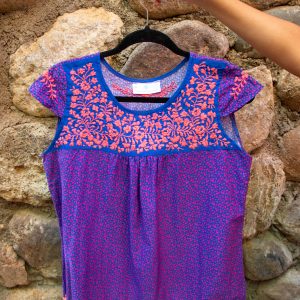 Huipil istmeño - morado